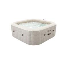 28472 Надувной джакузи 196 x 196 х 71см, СПА PureSpa Bubble Chevron Deluxe