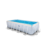 26780 Каркасный бассейн Chevron Prism Frame 400х200х100см, 6836л, фил.-нас. 2006лч, лестница