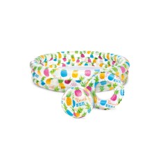 59469 Бассейн надувной «Подводный мир», 132 х 28 см, от 3 лет, микс