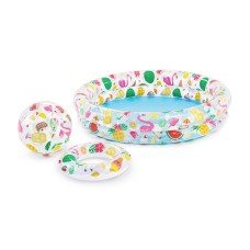 59460 Бассейн надувной «Фрукты» , с кругом и мячом, от 3 лет