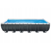 26368 Каркасный бассейн Ultra Frame 732х366х132см, фильтр-насос, лестница, тент, подстилка