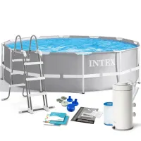 26716 Каркасный бассейн Prism Frame 366 х 99 см,фильтр-насос, лестница