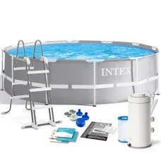 26716 Каркасный бассейн Prism Frame 366 х 99 см,фильтр-насос, лестница