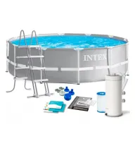 26718 Каркасный бассейн Prism Frame 366х122см, фильтр-насос, лестница