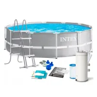 26718 Каркасный бассейн Prism Frame 366х122см, фильтр-насос, лестница