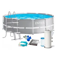 26718 Каркасный бассейн Prism Frame 366х122см, фильтр-насос, лестница