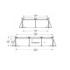 28271 Каркасный бассейн Frame Set, прямоугольный, 260 х 160 х 65 см