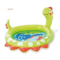 Бассейн надувной 58437 NP Intex (6) Дино 119х109х66см, 2+, объем 68л,