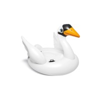 57287 Пляжный надувной матрас «Розовая ромашка»