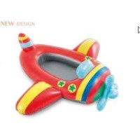 59380 Надувной круг "Самолет" с сидением и спинкой, до 11кг, 1-2 лет