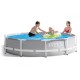 26702 Каркасный бассейн круглый Intex Prism Frame Pool 305х76, фильтр-насос