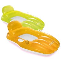 56805 Надувной матрас-кресло для плавания 163х104см с ручками, до 100кг, от 9 лет, 2 цвета