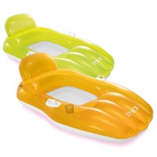56805 Надувной матрас-кресло для плавания 163х104см с ручками, до 100кг, от 9 лет, 2 цвета