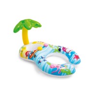56590 Круг-ходунки для плавания «Пальма», 117 х 75 см, с сиденьем, навесом, от 1-2 лет