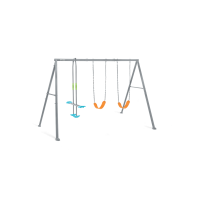 44123 Качели детские 343х254х211см тройные, от 3 до 10 лет