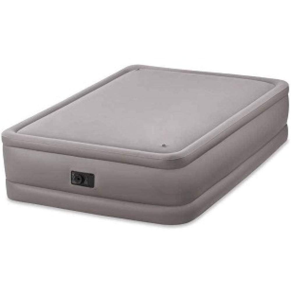 64468 Надувная кровать Foam Top Bed 152х203х51см, встроенный насос 220V