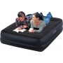 64424 Надувная кровать Pillow Rest Raised Bed 152х203х42см с подголовником, встроенный насос 220V