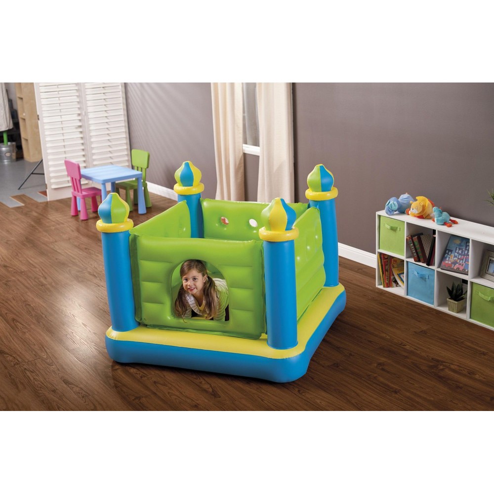 48257 Игровой центр-батут 132х132х107см "Крепость" 3-6 лет