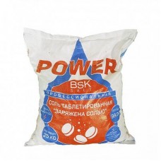 00024758 Соль таблетированная 25 кг "BSK POWER PROFESSIONAL" NaCL 99,95 %