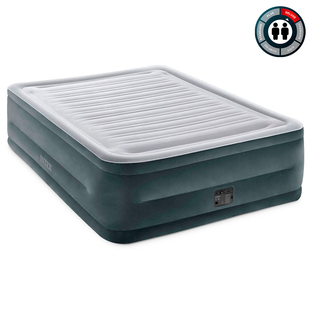 Надувная кровать 152х203х56см "Comfort-Plush" встр.нас. 220В, до 272кг