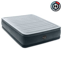 64414 Надувная кровать 152х203х46см "Comfort-Plush" встр.нас. 220В, до 272кг