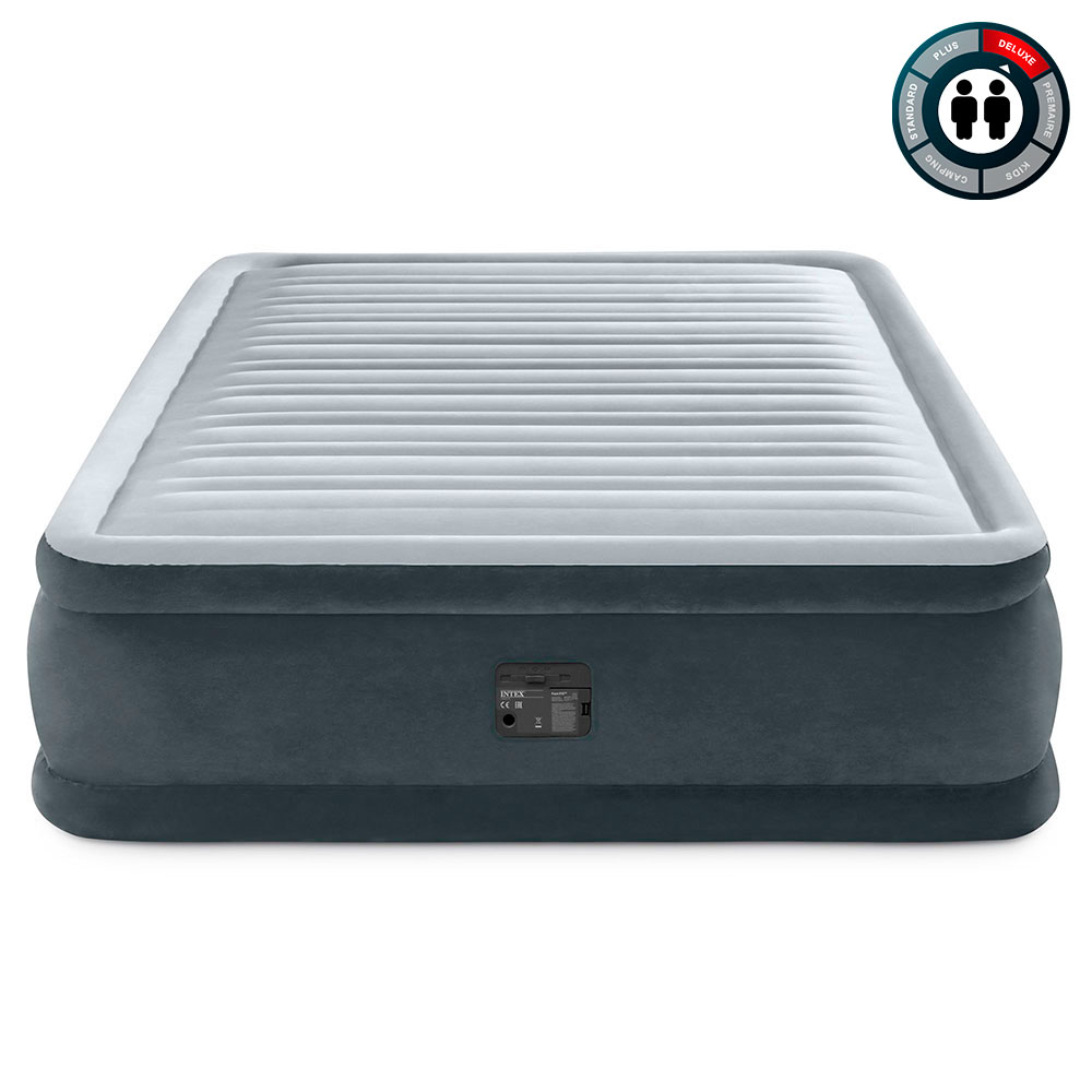 Надувная кровать 152х203х46см "Comfort-Plush" встр.нас. 220В, до 272кг