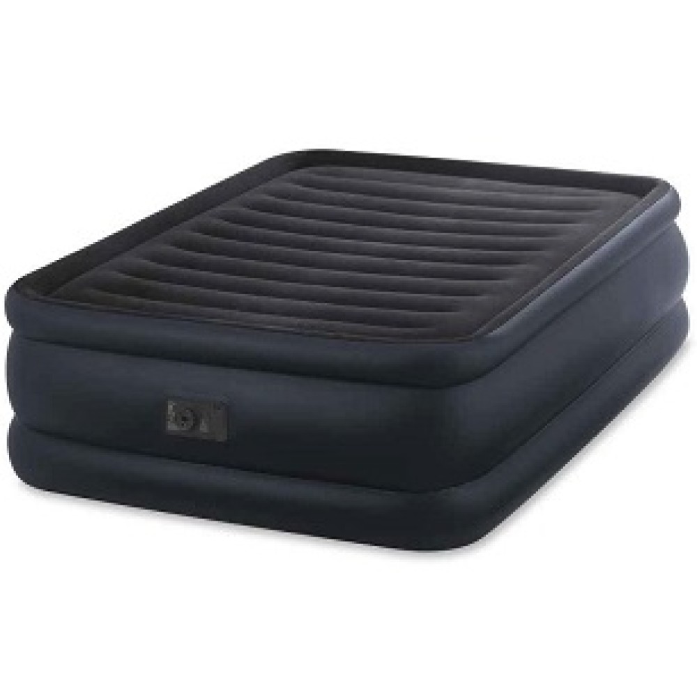 64440 Надувная кровать Raised Downy Bed 152х203х56см, встроенный насос 220V