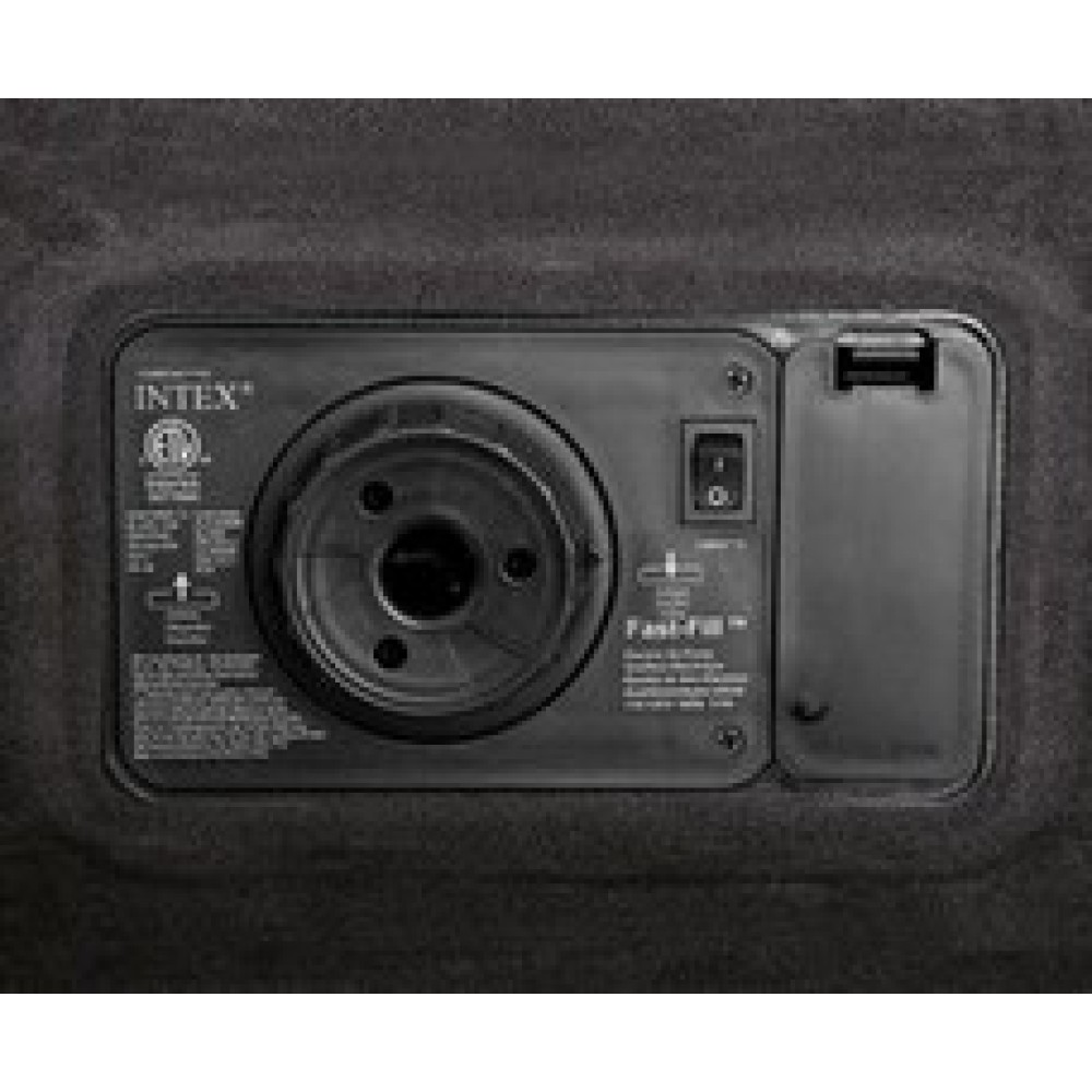 64440 Надувная кровать Raised Downy Bed 152х203х56см, встроенный насос 220V