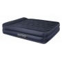 66702 Надувная кровать Pillow Rest Raised Bed152х203х42см с подголовником,  встроенный насос 220V