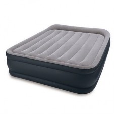 67738 Надувная кровать Deluxe Pillow Rest Raised Bed 152х203х43см с подголовником,  встроенный насос 220V