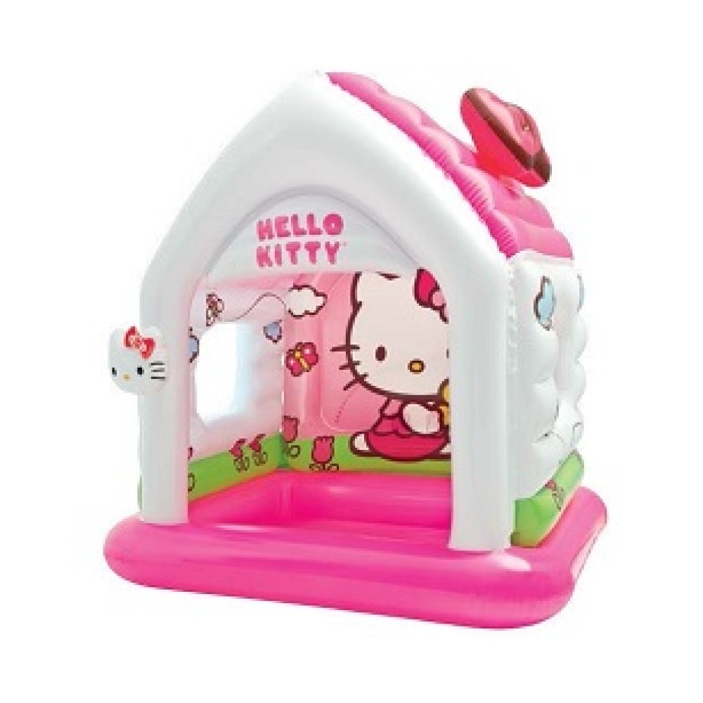 48631 Надувной домик 137х109х122см "Hello Kitty" 3-6 лет