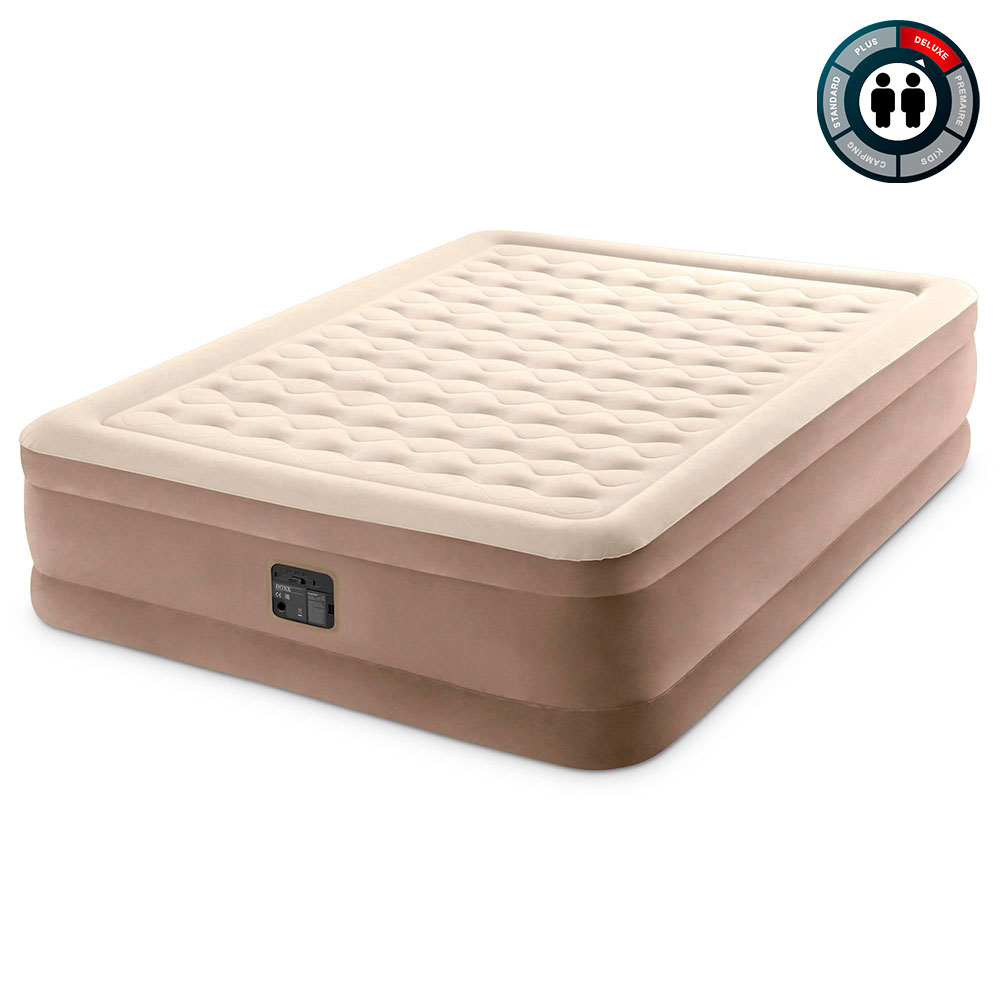 Надувная кровать 152х203х46см "Ultra Plush" встр.нас. 220В, до 272кг