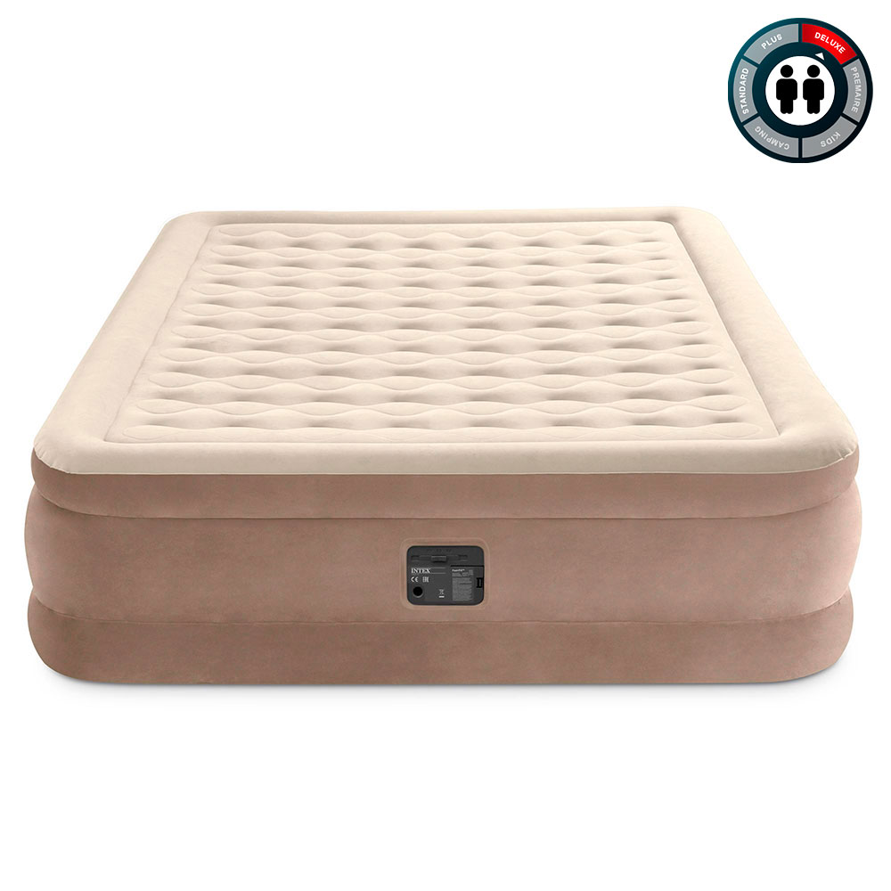 Надувная кровать 152х203х46см "Ultra Plush" встр.нас. 220В, до 272кг