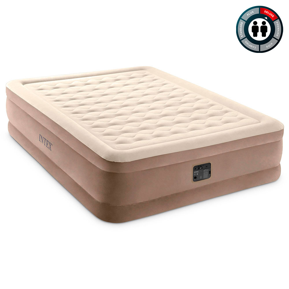 Надувная кровать 152х203х46см "Ultra Plush" встр.нас. 220В, до 272кг