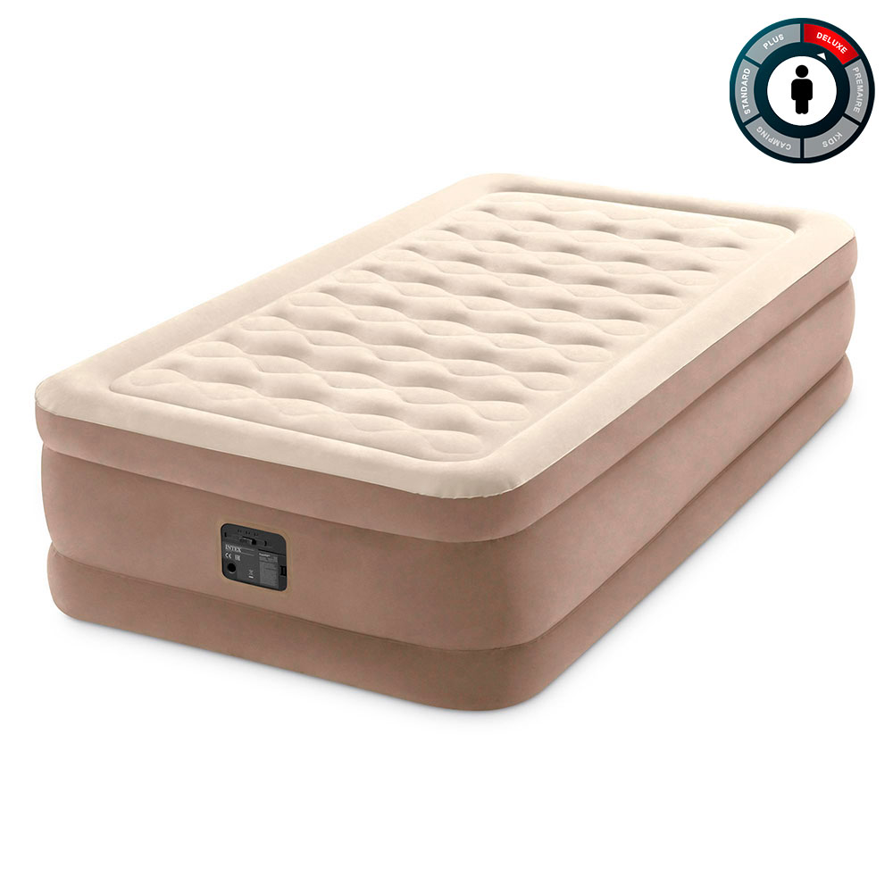 Надувная кровать 99х191х46см "Ultra Plush" встр.нас. 220В, до 136кг