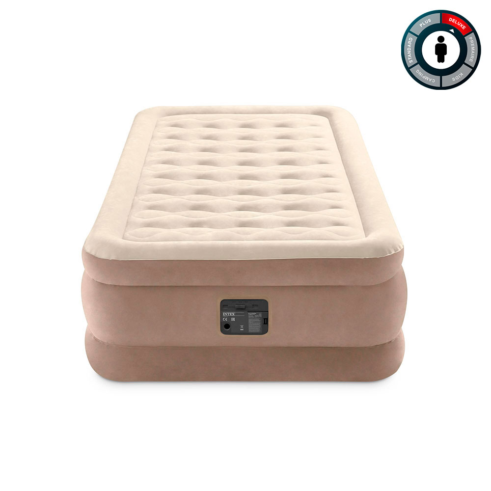 Надувная кровать 99х191х46см "Ultra Plush" встр.нас. 220В, до 136кг