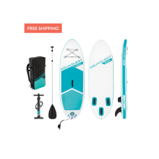 68241 SUP-доска "Aqua Quest 240" 244x76x13см, насос, весло, лиш, сумка, до 90 кг