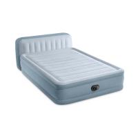 64450 Надувная кровать двуспальная 152х236х86см со спинкой, встр.нас. 220В, до 272кг