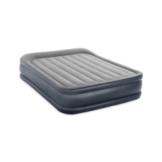 64136 Надувная кровать Deluxe Pillow Rest Raised Bed 152х203х42см, встроенный насос 220V